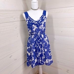 Gap Abstract Floral Print Dress S FREE SHIP